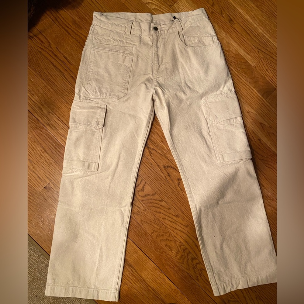 BRAND NEW MADHAPPY BEIGE CARGO PANTS